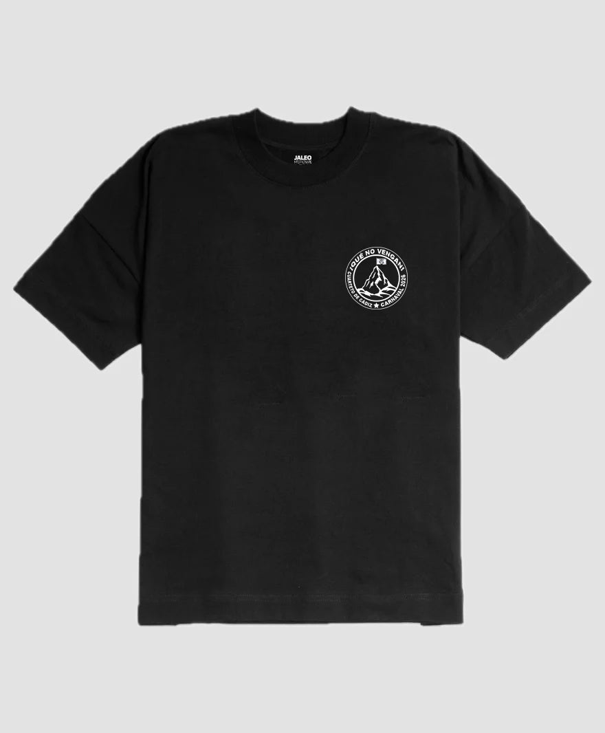Camiseta Cuarteto 'Que no vengan' negra