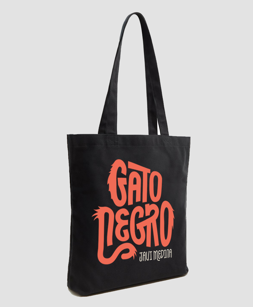 Bolsa tote Gato Negro "Javi Medina"