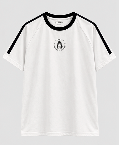 Camiseta Oversized blanca Track unisex - Carmela