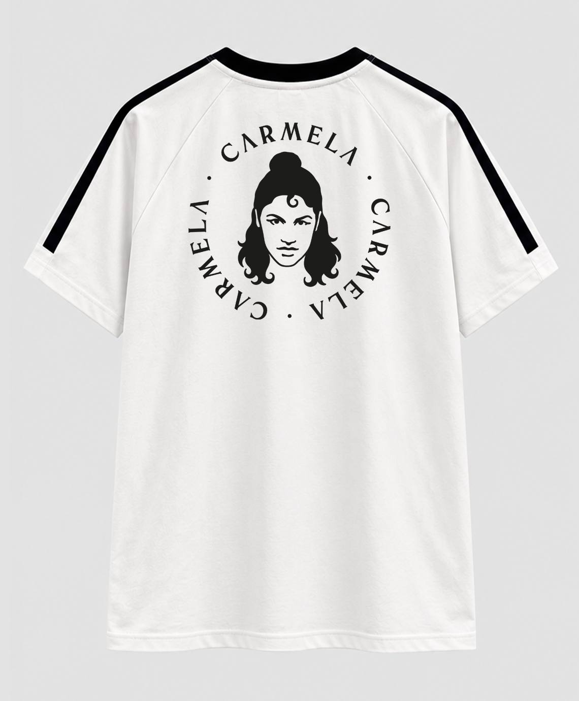 Camiseta Oversized blanca Track unisex - Carmela