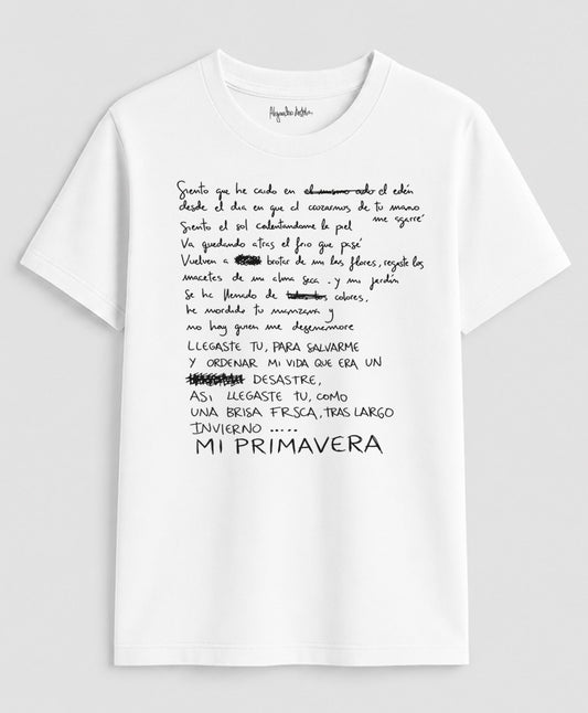 Camiseta Mi Primavera manuscrito - Astola