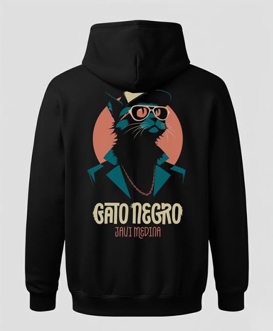 Sudadera Gato Negro "Javi Medina"